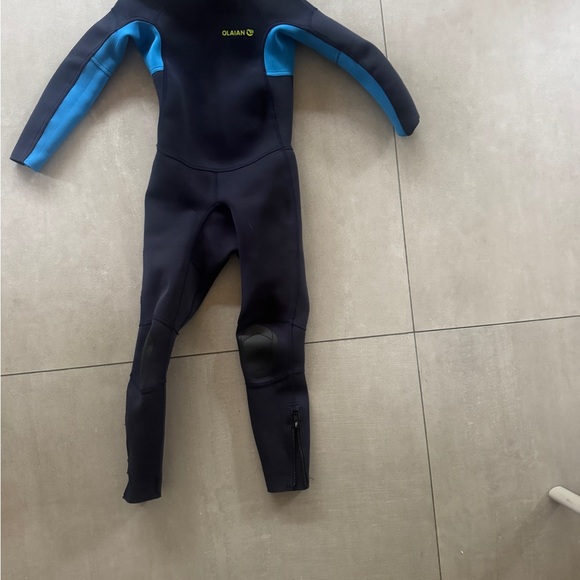 Decathlon Olian Kids' Blue Wetsuit 2mm NWOT 8y - Picture 6 of 12